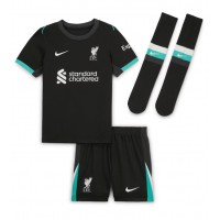 Camisa de Futebol Liverpool Cody Gakpo #18 Equipamento Secundário Infantil 2024-25 Manga Curta (+ Calças curtas)